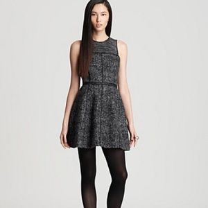 Theory Franzi C wool fit and flare dress 00 XXS P